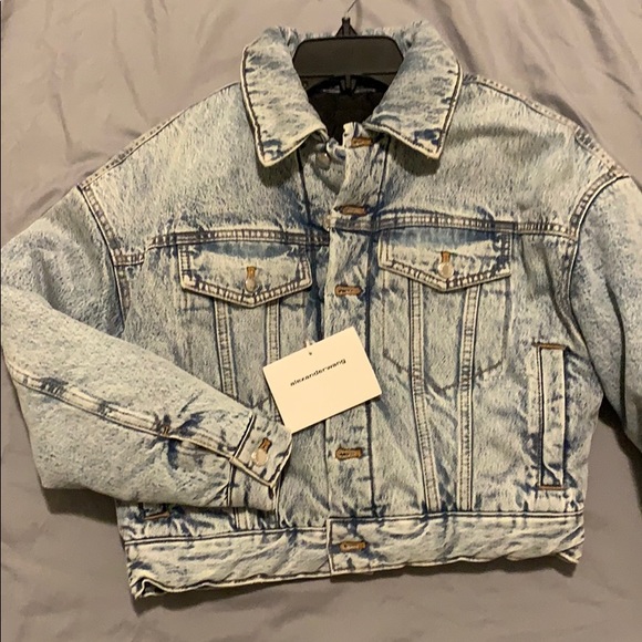 Alexander Wang Jackets & Blazers - Alexander wang puffer denim jacket